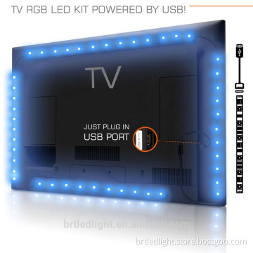 1M SMD 5050RGB 5V usb powered led light strip 30 leds/m for TV back lighting